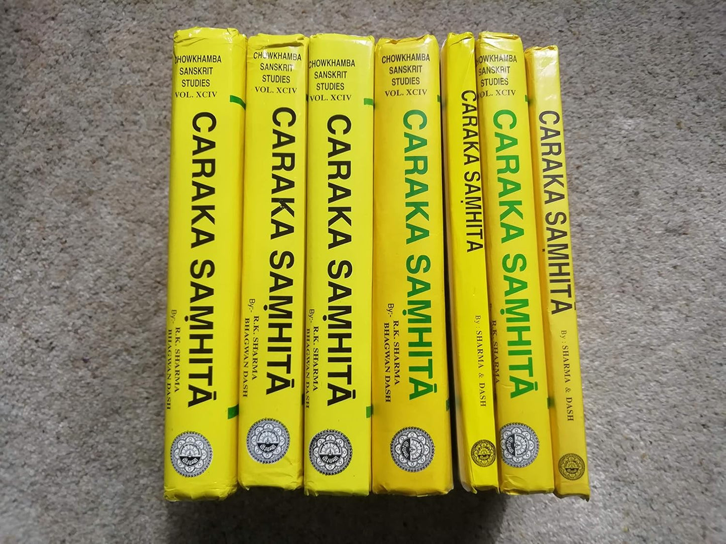 Caraka Samhita - Charak Samhita : Text With English Translation & Critical Exposition Based on Cakrapani Datta's Ayurveda Dipika (7 Volume Set)