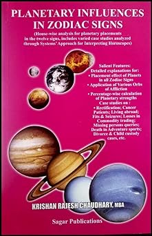 Planetary Influences in Zodiac Signs  By Sagar Publications