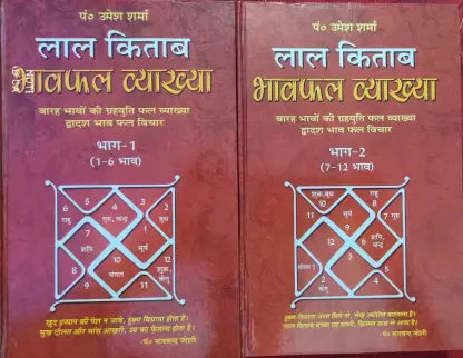 Lal Kitab Bhavfal Vyakhya Complete Set Hardcover ( लाल किताब भावफल व्याख्या ) By D.P.B Publication
