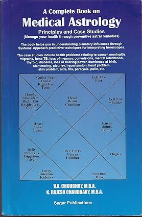 A Complete Book On Medical Astrology By Sagar Publications