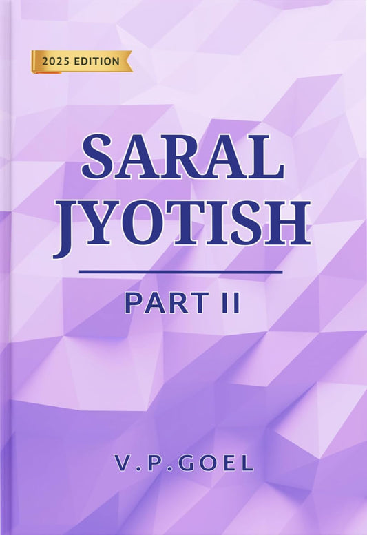 Saral Jyotish  Part -II By V.P.Goel