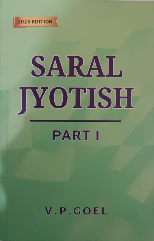 Saral Jyotish  Part -1  By V.P.Goel